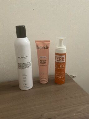 Haircare Bundle: Biacrè Hairspray + Verb Curl Foam + Kitsch Cream + Bonus Items